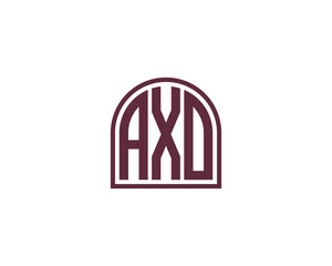 AXO logo design vector template