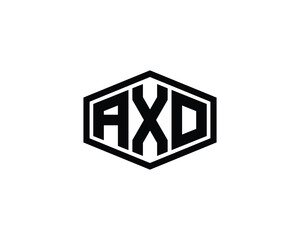 AXO logo design vector template