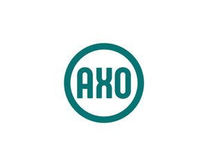 AXO logo design vector template