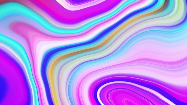 Liquid waves background soft color, motions loopid 4k ultra HD,