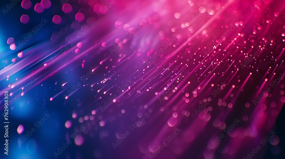Poster defocused glow overlay fluorescent light leak scifi illumination blur neon navy blue magenta pink co