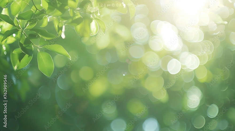 Poster blurred refraction light bokeh or organic flare overlay effect : generative ai
