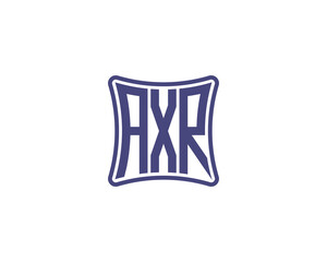 AXR logo design vector template