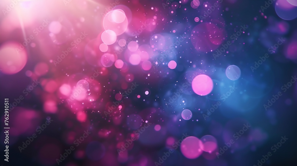 Poster neon light flare blur glow overlay futuristic glare defocused fluorescent navy blue pink purple colo