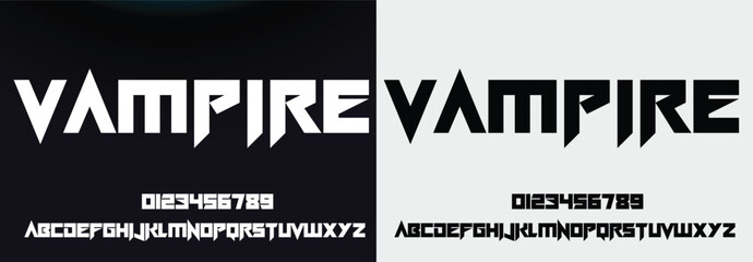 Creative font. Modern abstract digital tech font. Logo creative font, type, technology, movie, digital, music, movie. Fonts and illustration in vector format.