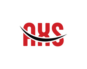 AXS logo design vector template