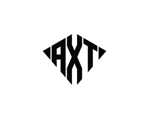 AXT logo design vector template