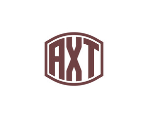 AXT logo design vector template