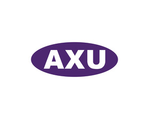 AXU Logo design vector template