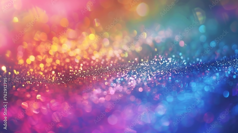 Aufkleber dusted holographic abstract multicolored backgound photo overlay screen mode for vintage retro looki