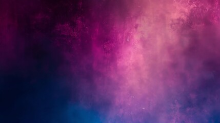 Dark deep rich blue violet purple fuchsia magenta plum maroon grape lilac pink peach yellow beige abstract background Color gradient ombre blur Rough grain noise Light spot flash metal : Generative AI