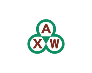 AXW logo design vector template