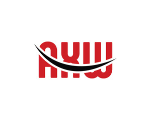 AXW logo design vector template