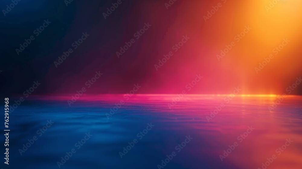 Poster blur glow overlay neon light flare futuristic glare defocused fluorescent navy blue pink orange colo
