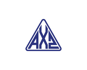 AXZ logo design vector template