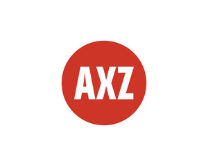 AXZ logo design vector template