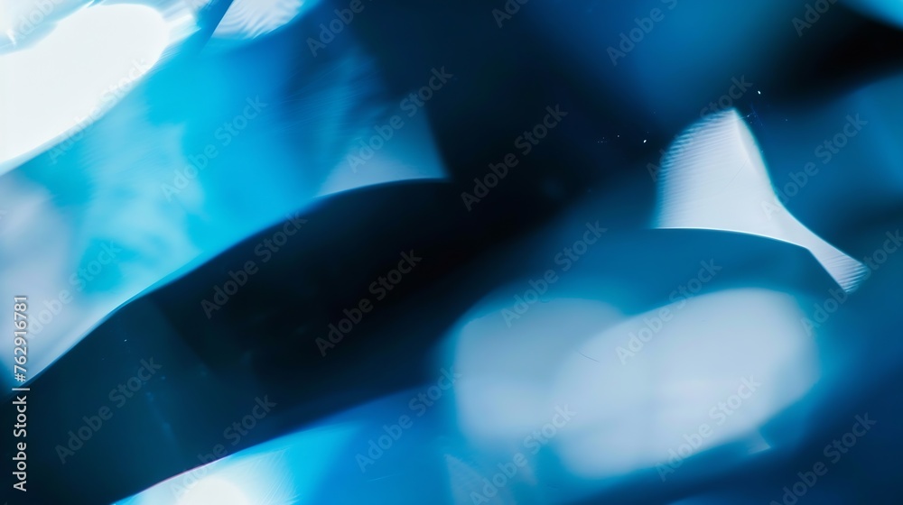 Poster blue white black abstract background blur gradient : generative ai