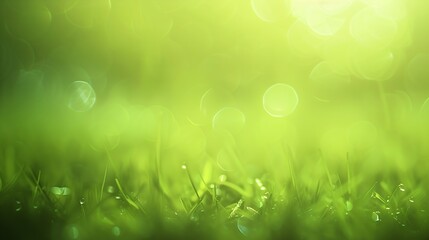 Fototapeta na wymiar Lawn blur with soft light for background : Generative AI