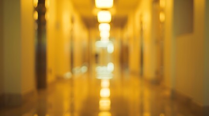 blur image background of hotel lobby or corridor : Generative AI