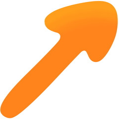 illustration of a yellow arrow element 