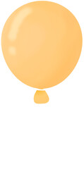 Orange balloon element 