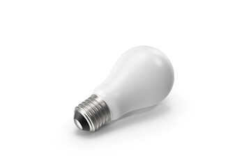 light bulb isolated on white