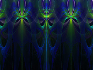 Imaginatory fractal abstract background Image