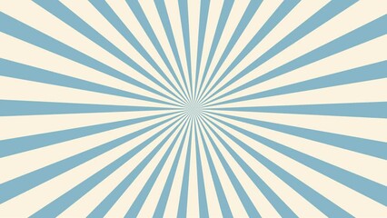 Animated spiral background. Seamless loop. Pop art Retro color. retro sunburst background. Animation background