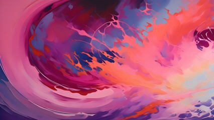 Purple, blue, and pink abstract background for template, background, banner, postcard, presentation	
