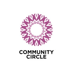 Community Circle Element Vector Logo Design