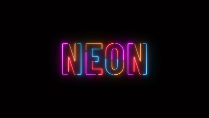 Abstract colorful neon texture illustration background.