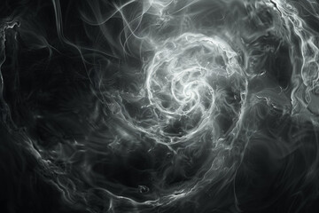 computer generated abstract 3d fractal background on black 