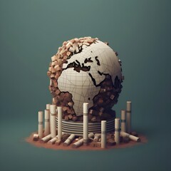 concept with globe