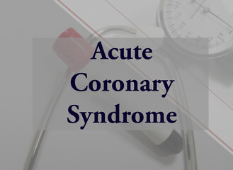 Acute Coronary Syndrome, Coronary ventricular fistula, Coronary arteriovenous fistula, rare congenital heart disease. Stethoscope.