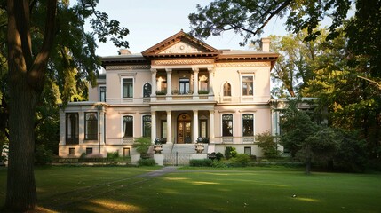 Fototapeta premium A historic mansion transformed into a cultural center