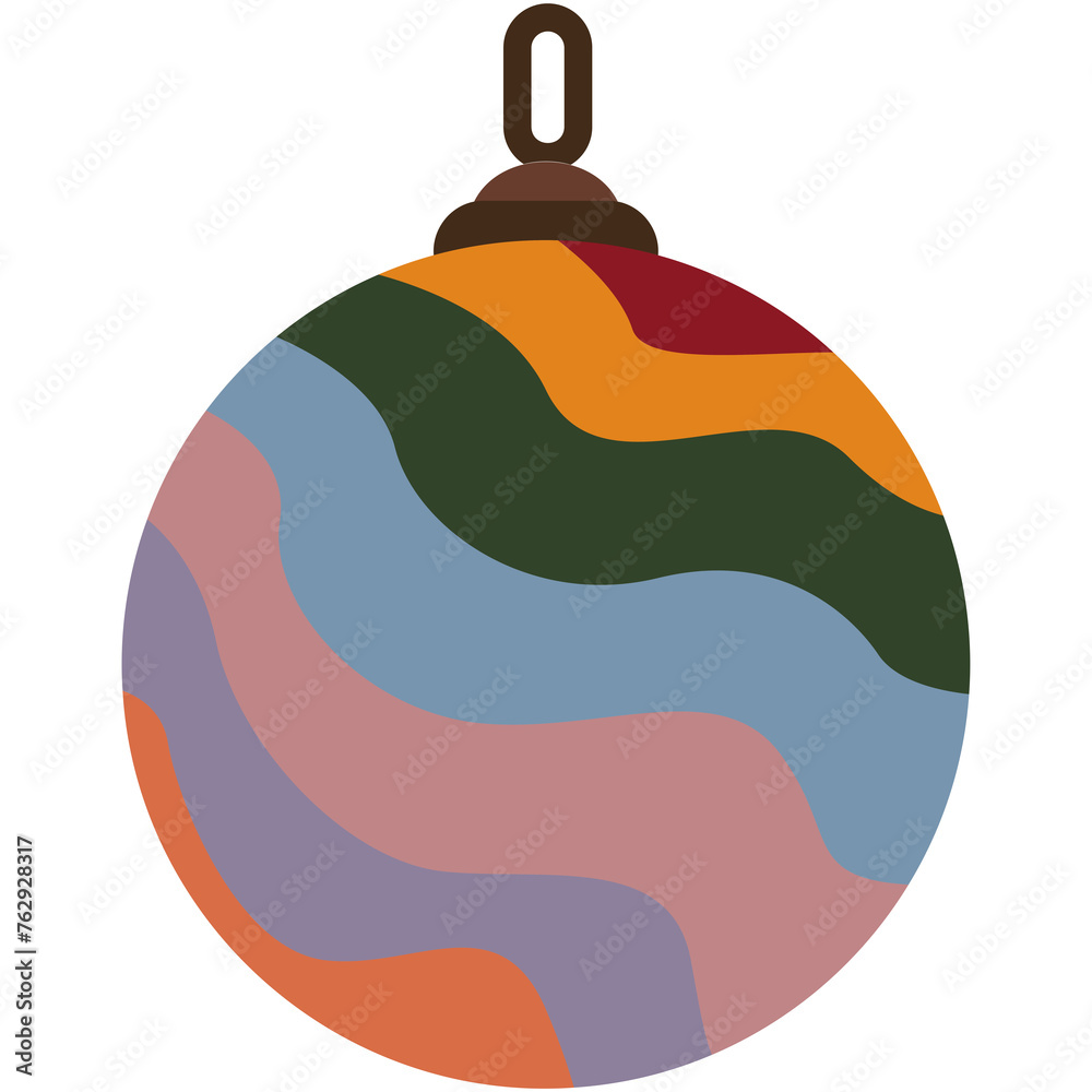 Wall mural Bauble Illustration