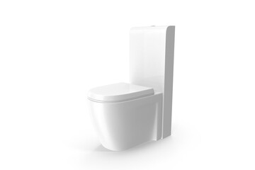 white toilet bowl