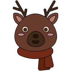 Reindeer Sticker