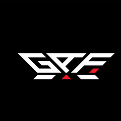 GAF letter logo vector design, GAF simple and modern logo. GAF luxurious alphabet design