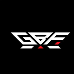 GBF letter logo vector design, GBF simple and modern logo. GBF luxurious alphabet design