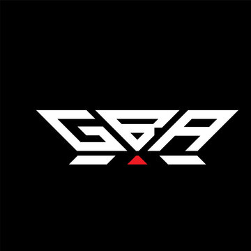 GBA letter logo vector design, GBA simple and modern logo. GBA luxurious alphabet design