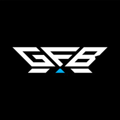 GFB letter logo vector design, GFB simple and modern logo. GFB luxurious alphabet design
