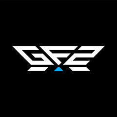GFZ letter logo vector design, GFZ simple and modern logo. GFZ luxurious alphabet design