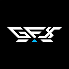 GFX letter logo vector design, GFX simple and modern logo. GFX luxurious alphabet design