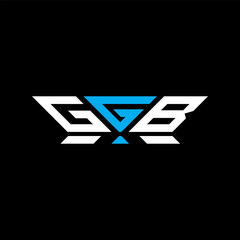 GGB letter logo vector design, GGB simple and modern logo. GGB luxurious alphabet design