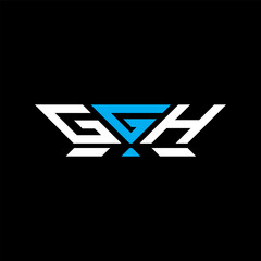 GGH letter logo vector design, GGH simple and modern logo. GGH luxurious alphabet design