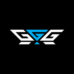 GGG letter logo vector design, GGG simple and modern logo. GGG luxurious alphabet design