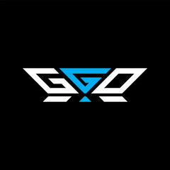 GGO letter logo vector design, GGO simple and modern logo. GGO luxurious alphabet design