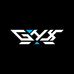 GHX letter logo vector design, GHX simple and modern logo. GHX luxurious alphabet design