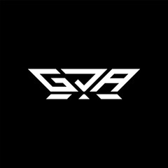 GJA letter logo vector design, GJA simple and modern logo. GJA luxurious alphabet design